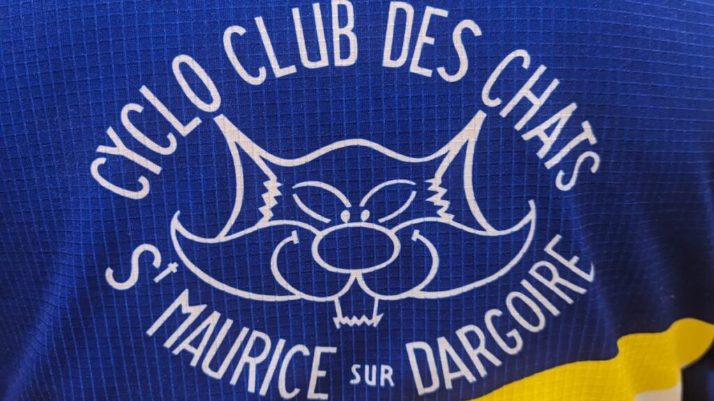 Maillot du cyclo club des Chats